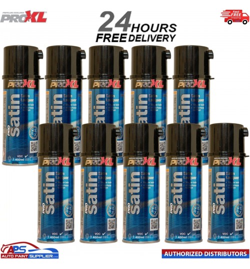 10x ProXL ProSatin 400ml Aerosol Satin Lacquer Pro XL Pro Satin